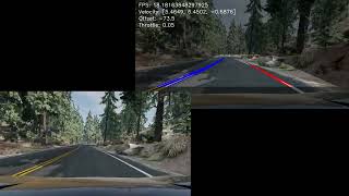 Real-time Self Driving OpenCV/BeamNG.tech Demo