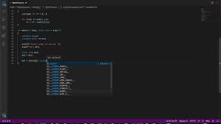 Matrix Trace Console C Program - Tutorial #2