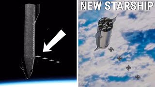 SpaceX New Starship Design For Starlink Satellites Launches