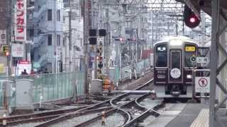 阪急宝塚線＠９０００系９０１０編成（西山天王山駅開業ＨＭ付き）庄内駅通過！！