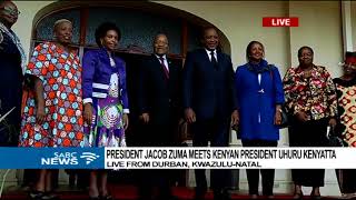 President Jacob Zuma, Uhuru Kenyatta meet for bilateral talks