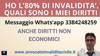 80% e BENEFICI. ASSEGNO MENSILE, PENSIONE ANTICIPATA E ASSEGNO ORDINARIO. #handicap #disabilità