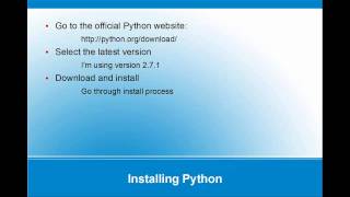 Python Beginner - Lesson 2 - Getting Started