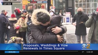 Valentines Day Tradition In Times Square
