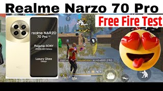 Realme Narzo 70 Pro Free Fire Gameplay Test | Realme Narzo 70 Pro Dimenstiy 7050 Processor|