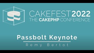 Passbolt Keynote by Remy Bertot