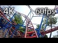 Steel Dragon front seat on-ride 4K POV @60fps Waldameer