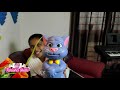 பேசும் பொம்மை talking tom big size toy unboxing tanisha skills