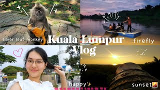 Vlog #19✨🇲🇾 Kuala Lumpur Travel Vlog! 📍KLCC、TRX、🇪🇸ate Spanish food、🐒saw Silver Leaf Monkeys、sunset🌇~