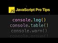 Hidden console.log Features! | JavaScript Pro Tips #1