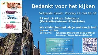 Avonddienst 24 mei 2020