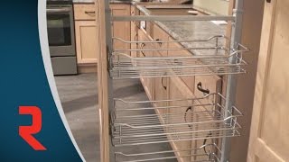 Pull-out pantry installation