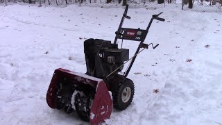 Toro 7/24 snow blower starts and quits