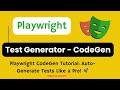 Playwright CodeGen PRO Tutorial (2025) | Fast & Easy!