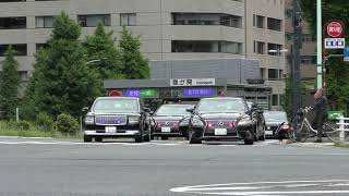 新車登場 総理大臣専用車 警護車列 Japanese Prime Minister's motorcade 2020(4k)