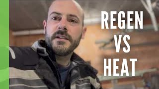 Does HIGH REGEN level HEAT up battery of Energica electric motorcycle \u0026 if so by how much? I TESTED