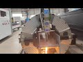 H beam laser cutting video,use fiber laser to cut H beam from Wuhan HE laser engineering company