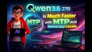 Qwen3.6 27B is Much Faster with MTP and LLAMA CPP on Linux Mint