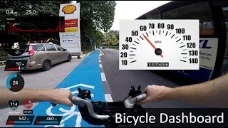 Brompton with DASHBOARD (Power, heart rate, speed etc)