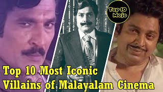 Top 10 Most Iconic Villains of Malayalam Cinema