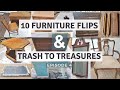 MUST SEE | 10 Thrifted and Trash To Treasure Furniture Makeovers Episode 4