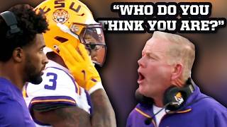 Brian Kelly screams at LSU receiver Chris Hilton Jr. because he keeps jumping, a breakdown