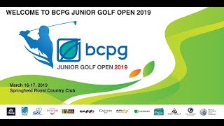 BCPG Junior Golf Open 2019