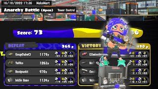 Splatoon 3 - 16 Splats - Tower Control - MakoMart - Full round