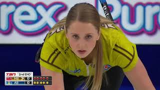 Draw 20 - 2021 Scotties Tournament of Hearts - Jones (MB) vs. Walker (AB)