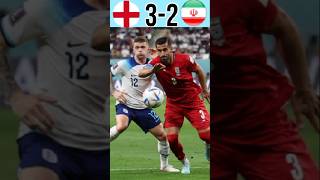 England vs Iran | Thrilling 3-2 Victory! ⚽🔥 #FootballHighlights #Englandfootball #shorts