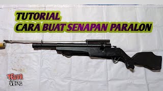 tutorial cara buat senapan paralon pvc,paser ikan paralon,mirip senapan uklik