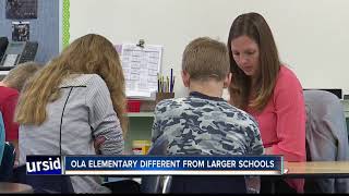 Inside Ola, Idaho's two-room schoolhouse