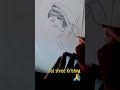 radha krishna status|Meera bai with krishna ji 🙏 drawing sketch #drawing #ytshorts #shorts #krishna