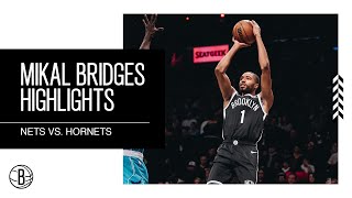 Mikal Bridges Highlights | Brooklyn Nets vs. Charlotte Hornets | 3.5.23