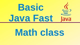 Math class - Basic Java Fast (28)