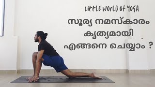 സൂര്യ നമസ്കാരം കൃത്യമായി  SAFE ആയി എങ്ങനെ ചെയ്യാം ? SURYA NAMASKARAM ALIGNMENT