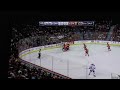 edmonton oilers at calgary flames fly on camera blooper