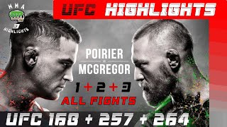 Conor McGregor Vs Dustin Poirier | Trilogy Highlights Compilation | All Fights Mashup