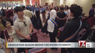 Graduation season begins for Wake County students