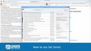 Logos 5 Tutorial: How to Use Set Series | Logos Bible Software