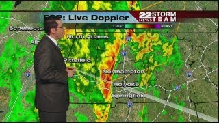 Severe T-Storm Warning, most of WMass