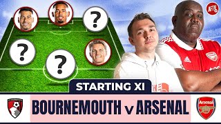 Bournemouth vs Arsenal | Starting XI Live