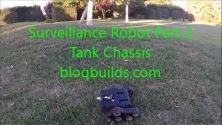 Surveillance Robot Part 2: Devastator Tank Chassis