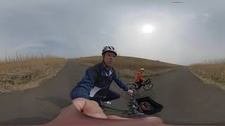 長良川河川敷サイクリング360度動画