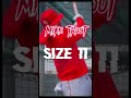 What size shoe MLB players wear #mlb #viral #shorts