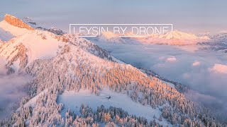 SWISS ALPS | LEYSIN BY DRONE 4K