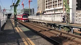 京急沿線の風景ギャラリー号+600形 12両編成 仲木戸駅通過