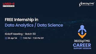 Free Data Analytics / Data Science Internship | Batch 50 | 360DigiTMG