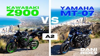 Las REINAS del A2? MT-07 vs Z900 | COMPARACIÓN CARA A CARA