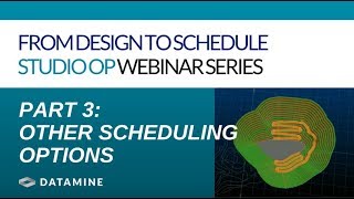 Studio OP Webinar Series: Part 3  - OTHER SCHEDULING OPTIONS